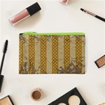 Wall Paper Old Line Vertical Cosmetic Bag (XS) Front