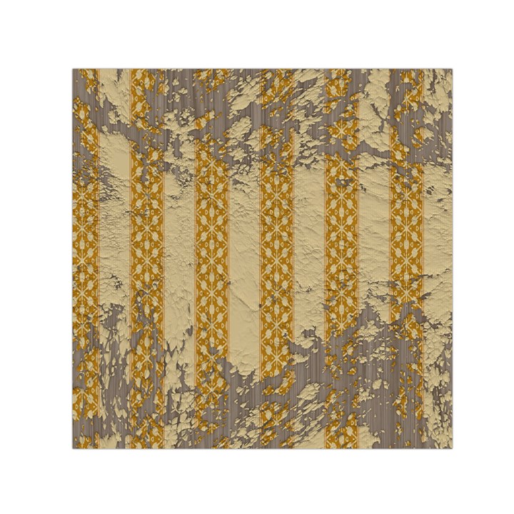 Wall Paper Old Line Vertical Small Satin Scarf (Square)