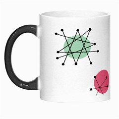 Atomic Starbursts Circle Line Polka Morph Mugs by Mariart