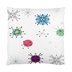 Atomic Starbursts Circle Line Polka Standard Cushion Case (one Side)