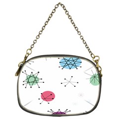 Atomic Starbursts Circle Line Polka Chain Purses (two Sides)  by Mariart