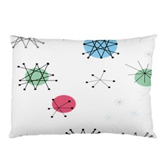 Atomic Starbursts Circle Line Polka Pillow Case by Mariart