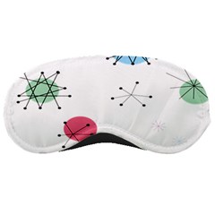 Atomic Starbursts Circle Line Polka Sleeping Masks by Mariart