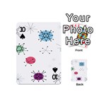 Atomic Starbursts Circle Line Polka Playing Cards 54 (Mini)  Front - Spade10