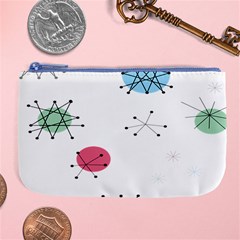 Atomic Starbursts Circle Line Polka Large Coin Purse