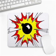 Book Explosion Boom Dinamite Large Mousepads