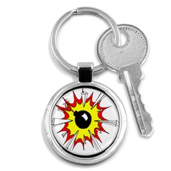 Book Explosion Boom Dinamite Key Chains (round) 