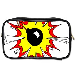 Book Explosion Boom Dinamite Toiletries Bags by Mariart