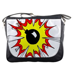 Book Explosion Boom Dinamite Messenger Bags by Mariart