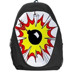 Book Explosion Boom Dinamite Backpack Bag