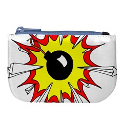 Book Explosion Boom Dinamite Large Coin Purse by Mariart