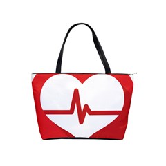 Cardiologist Hypertension Rheumatology Specialists Heart Rate Red Love Shoulder Handbags by Mariart