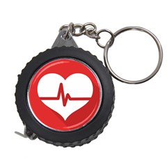 Cardiologist Hypertension Rheumatology Specialists Heart Rate Red Love Measuring Tapes by Mariart