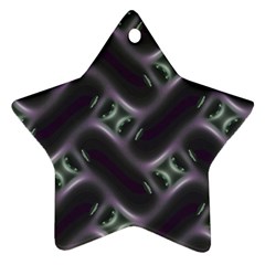 Closeup Purple Line Ornament (star) by Mariart