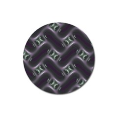 Closeup Purple Line Magnet 3  (round) by Mariart