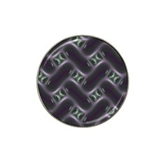 Closeup Purple Line Hat Clip Ball Marker by Mariart