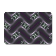 Closeup Purple Line Small Doormat 