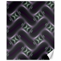 Closeup Purple Line Canvas 11  X 14   by Mariart