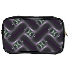 Closeup Purple Line Toiletries Bags by Mariart