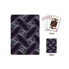 Closeup Purple Line Playing Cards (mini)  by Mariart