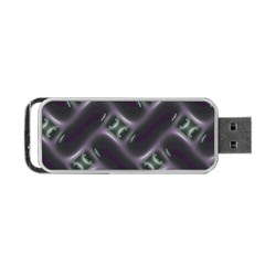 Closeup Purple Line Portable Usb Flash (two Sides) by Mariart