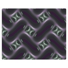 Closeup Purple Line Double Sided Flano Blanket (medium)  by Mariart