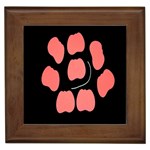 Craft Pink Black Polka Spot Framed Tiles Front