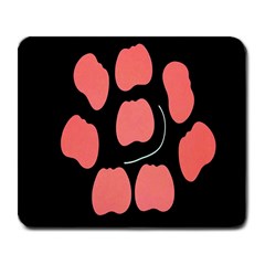 Craft Pink Black Polka Spot Large Mousepads