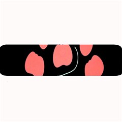 Craft Pink Black Polka Spot Large Bar Mats by Mariart