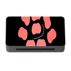 Craft Pink Black Polka Spot Memory Card Reader With Cf by Mariart