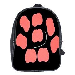 Craft Pink Black Polka Spot School Bags (xl)  by Mariart