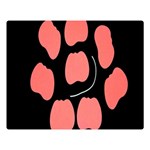 Craft Pink Black Polka Spot Double Sided Flano Blanket (Large)  Blanket Back