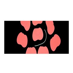 Craft Pink Black Polka Spot Satin Wrap by Mariart