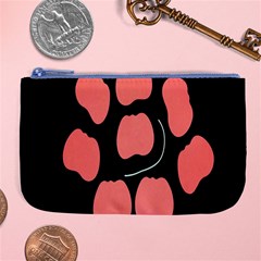 Craft Pink Black Polka Spot Large Coin Purse