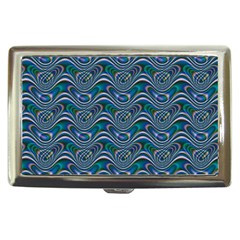 Boomarang Pattern Wave Waves Chevron Green Line Cigarette Money Cases by Mariart