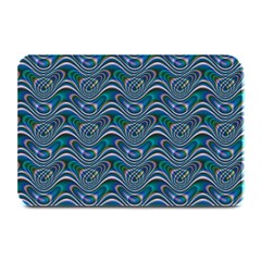 Boomarang Pattern Wave Waves Chevron Green Line Plate Mats by Mariart