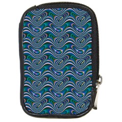 Boomarang Pattern Wave Waves Chevron Green Line Compact Camera Cases by Mariart