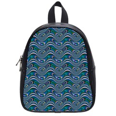 Boomarang Pattern Wave Waves Chevron Green Line School Bags (small)  by Mariart