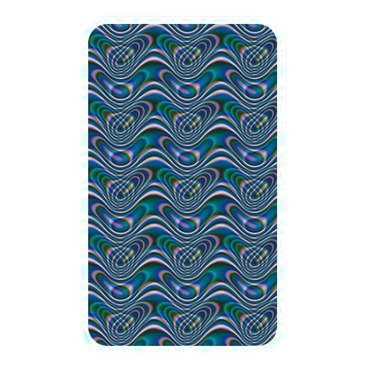 Boomarang Pattern Wave Waves Chevron Green Line Memory Card Reader