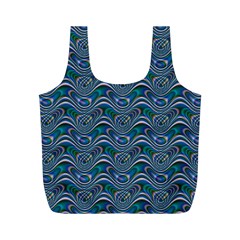 Boomarang Pattern Wave Waves Chevron Green Line Full Print Recycle Bags (m)  by Mariart