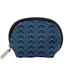 Boomarang Pattern Wave Waves Chevron Green Line Accessory Pouches (small)  by Mariart