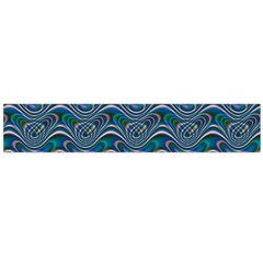 Boomarang Pattern Wave Waves Chevron Green Line Flano Scarf (large)