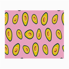 Fruit Avocado Green Pink Yellow Small Glasses Cloth