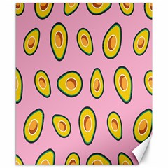 Fruit Avocado Green Pink Yellow Canvas 8  X 10  by Mariart