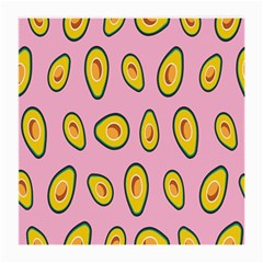 Fruit Avocado Green Pink Yellow Medium Glasses Cloth