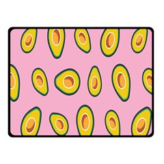 Fruit Avocado Green Pink Yellow Fleece Blanket (small) by Mariart