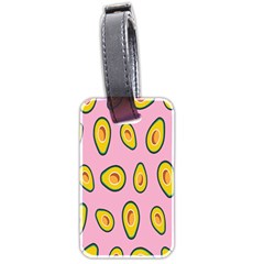 Fruit Avocado Green Pink Yellow Luggage Tags (two Sides)