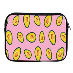 Fruit Avocado Green Pink Yellow Apple Ipad 2/3/4 Zipper Cases by Mariart