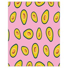 Fruit Avocado Green Pink Yellow Drawstring Bag (small) by Mariart