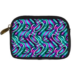 Circle Purple Green Wave Chevron Waves Digital Camera Cases by Mariart